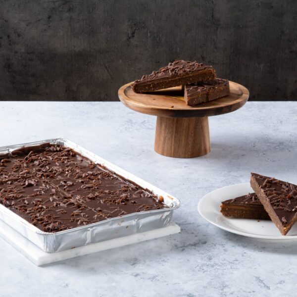 Sweet Caramel & Chocolate Traybake - single tray