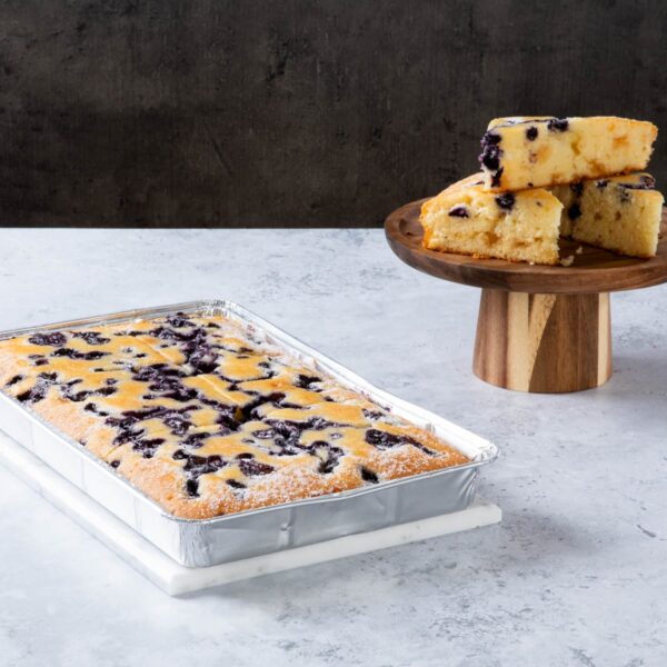 Lemon & Blueberry Traybake - single tray