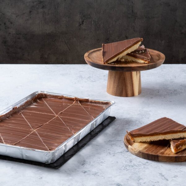 Caramel Shortbread Traybake - single tray