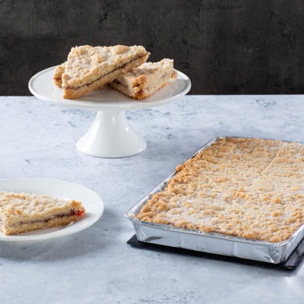 Apple Shortcake Traybake - single tray