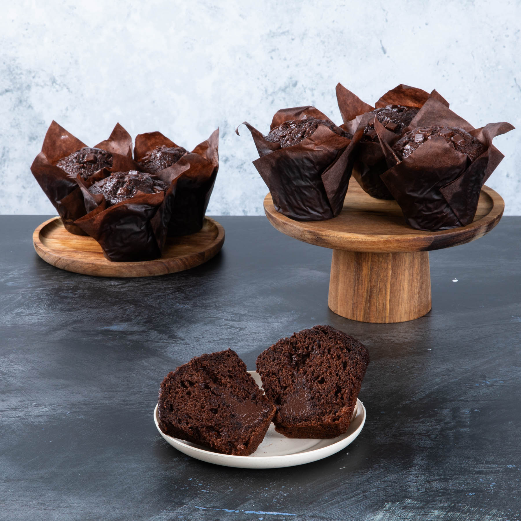 Muffin triple choc